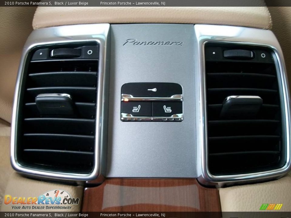 2010 Porsche Panamera S Black / Luxor Beige Photo #24