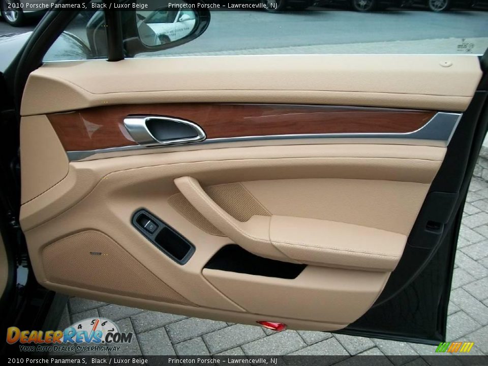 2010 Porsche Panamera S Black / Luxor Beige Photo #25
