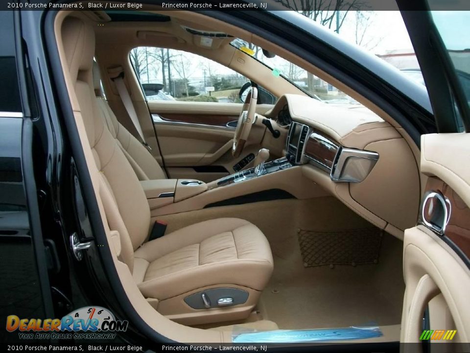 2010 Porsche Panamera S Black / Luxor Beige Photo #27