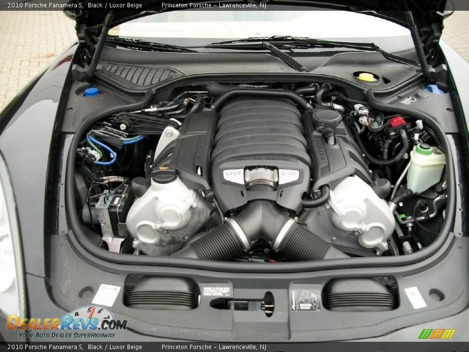 2010 Porsche Panamera S Black / Luxor Beige Photo #28