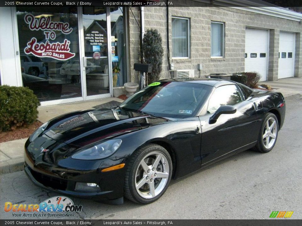 2005 Chevrolet Corvette Coupe Black / Ebony Photo #1