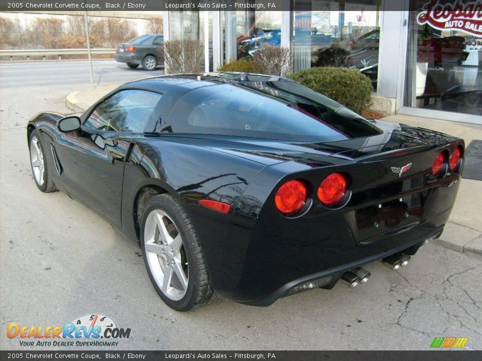 2005 Chevrolet Corvette Coupe Black / Ebony Photo #3