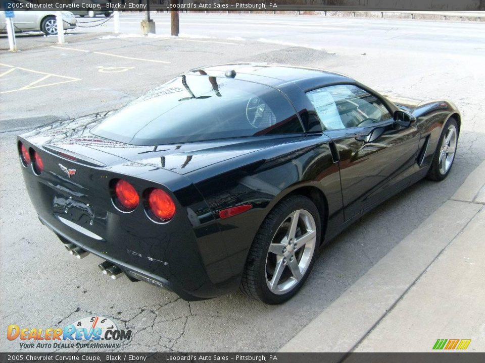 2005 Chevrolet Corvette Coupe Black / Ebony Photo #5