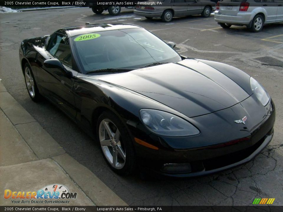 2005 Chevrolet Corvette Coupe Black / Ebony Photo #6