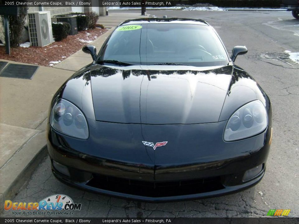 2005 Chevrolet Corvette Coupe Black / Ebony Photo #7