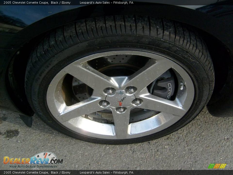 2005 Chevrolet Corvette Coupe Black / Ebony Photo #8