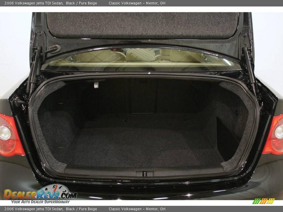 2006 Volkswagen Jetta TDI Sedan Black / Pure Beige Photo #23