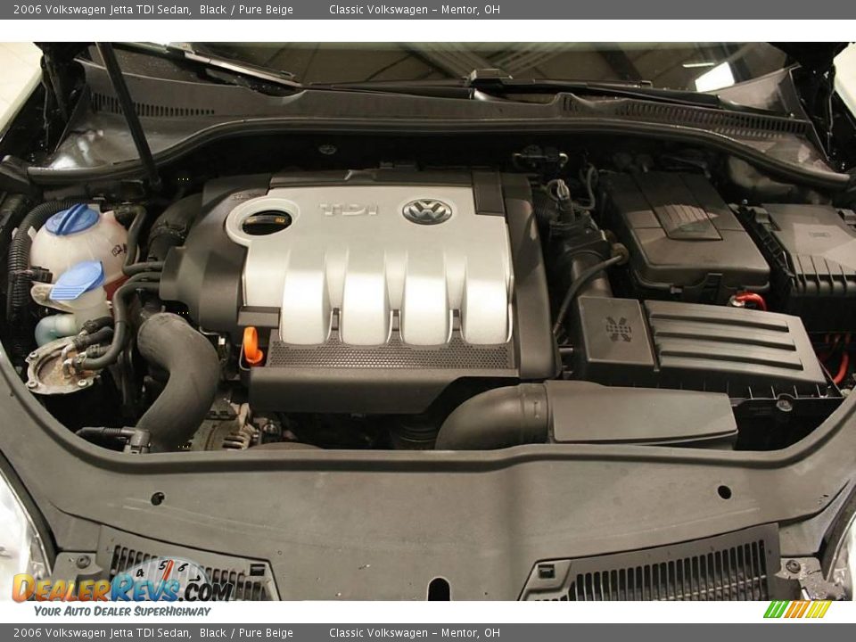 2006 Volkswagen Jetta TDI Sedan Black / Pure Beige Photo #24