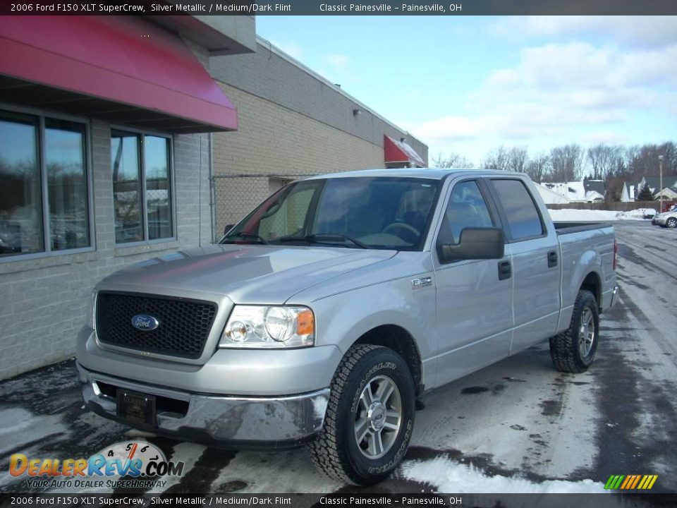 2006 Ford F150 XLT SuperCrew Silver Metallic / Medium/Dark Flint Photo #1