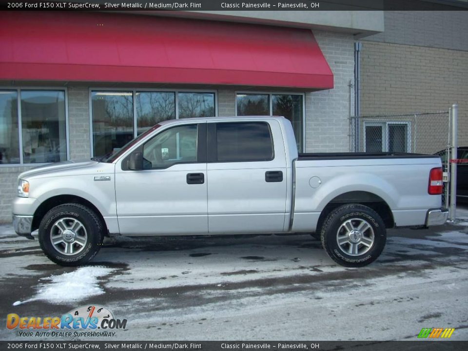 2006 Ford F150 XLT SuperCrew Silver Metallic / Medium/Dark Flint Photo #3