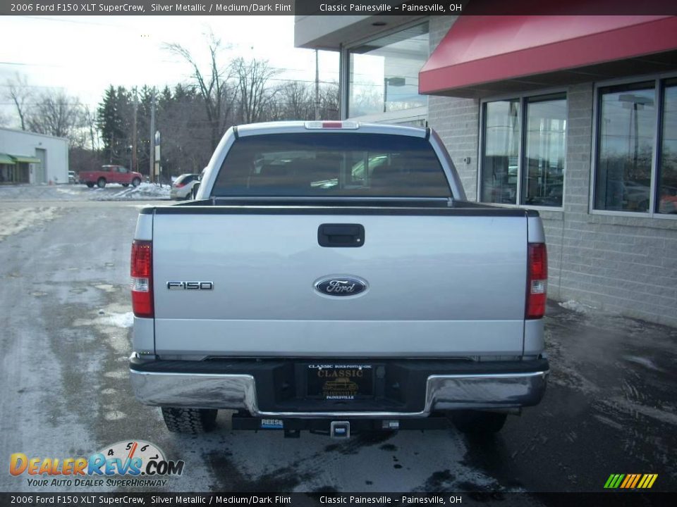 2006 Ford F150 XLT SuperCrew Silver Metallic / Medium/Dark Flint Photo #4