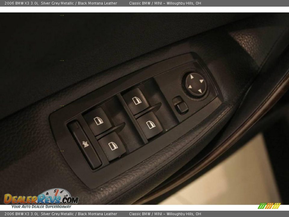 2006 BMW X3 3.0i Silver Grey Metallic / Black Montana Leather Photo #9