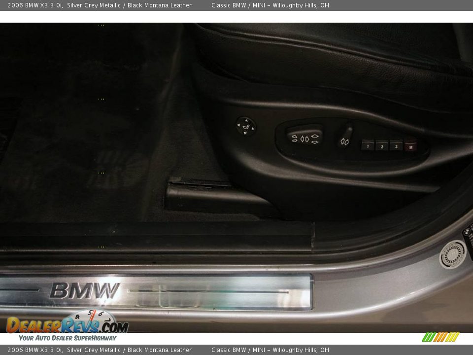 2006 BMW X3 3.0i Silver Grey Metallic / Black Montana Leather Photo #10