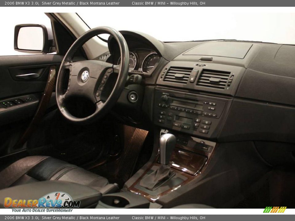 2006 BMW X3 3.0i Silver Grey Metallic / Black Montana Leather Photo #19