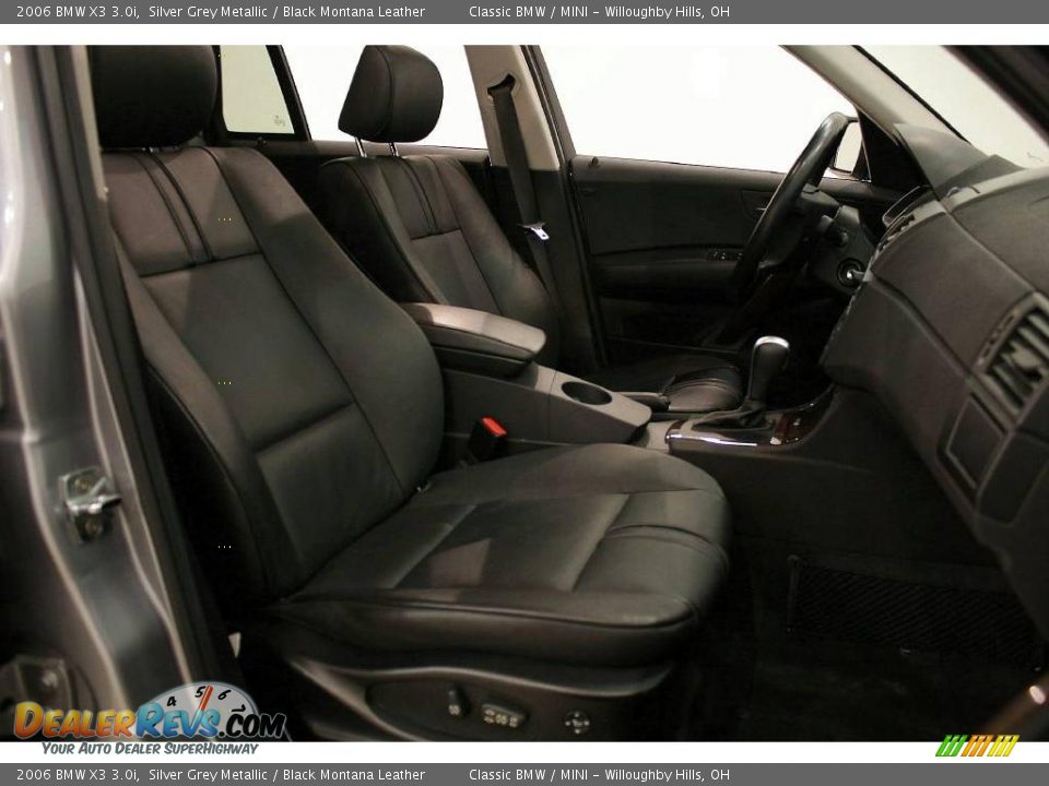 2006 BMW X3 3.0i Silver Grey Metallic / Black Montana Leather Photo #20
