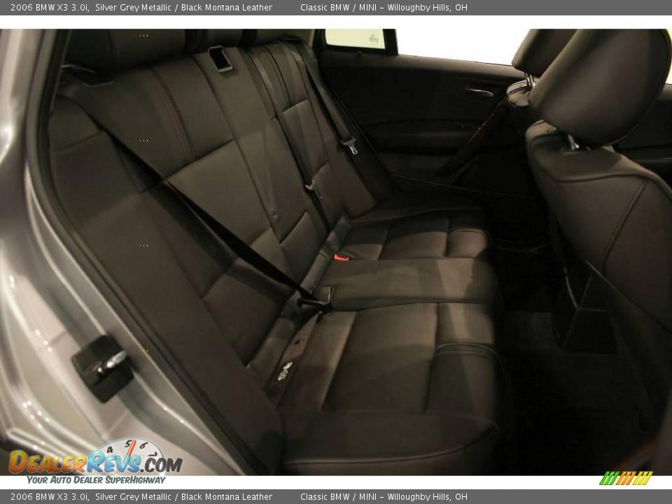 2006 BMW X3 3.0i Silver Grey Metallic / Black Montana Leather Photo #21