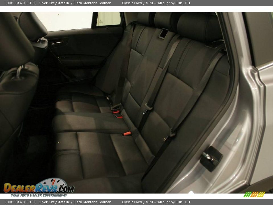 2006 BMW X3 3.0i Silver Grey Metallic / Black Montana Leather Photo #22