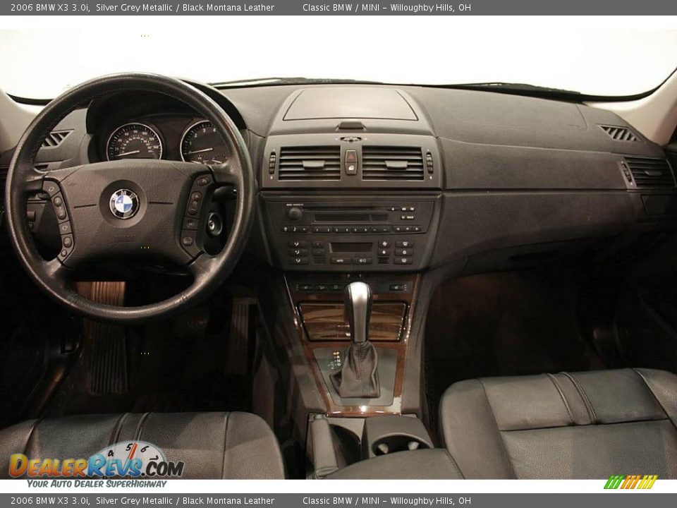 2006 BMW X3 3.0i Silver Grey Metallic / Black Montana Leather Photo #23