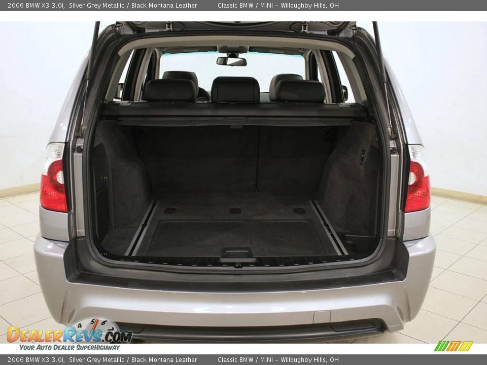 2006 BMW X3 3.0i Silver Grey Metallic / Black Montana Leather Photo #24
