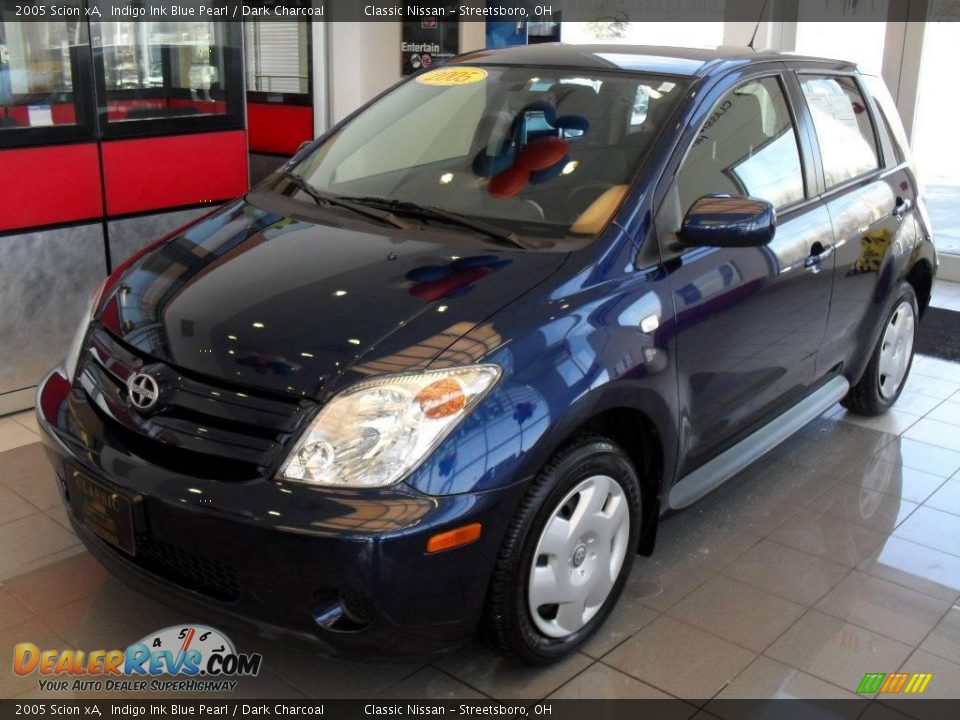 2005 Scion xA Indigo Ink Blue Pearl / Dark Charcoal Photo #1
