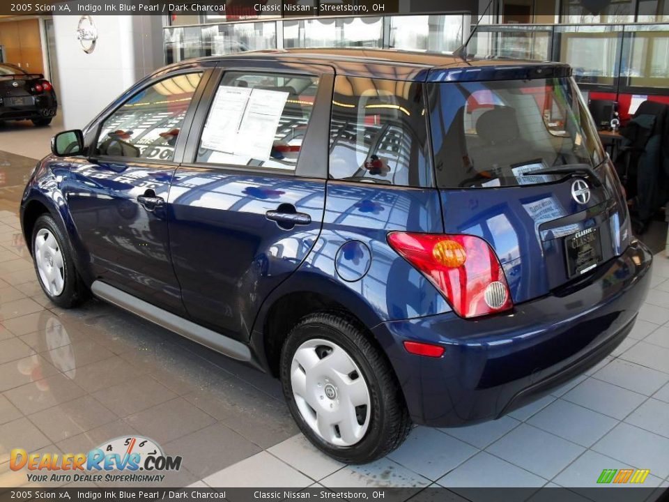 2005 Scion xA Indigo Ink Blue Pearl / Dark Charcoal Photo #2
