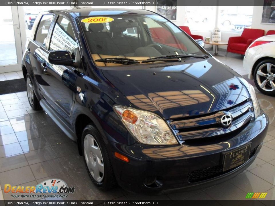 2005 Scion xA Indigo Ink Blue Pearl / Dark Charcoal Photo #4