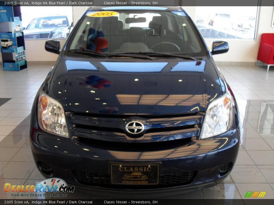 2005 Scion xA Indigo Ink Blue Pearl / Dark Charcoal Photo #5