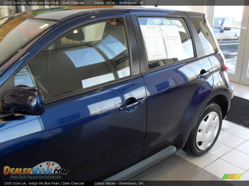 2005 Scion xA Indigo Ink Blue Pearl / Dark Charcoal Photo #8
