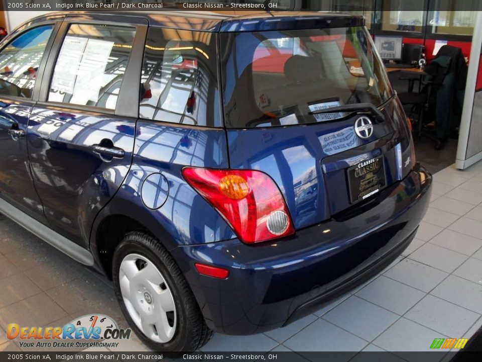 2005 Scion xA Indigo Ink Blue Pearl / Dark Charcoal Photo #9
