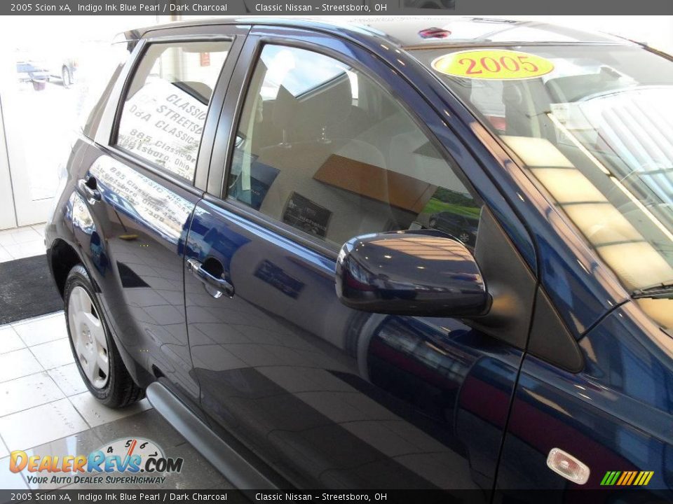 2005 Scion xA Indigo Ink Blue Pearl / Dark Charcoal Photo #11