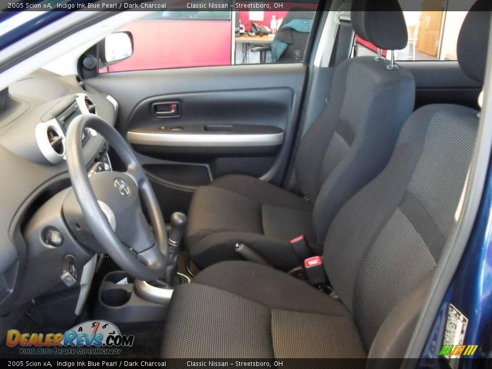 2005 Scion xA Indigo Ink Blue Pearl / Dark Charcoal Photo #13