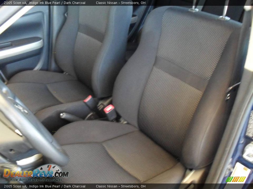 2005 Scion xA Indigo Ink Blue Pearl / Dark Charcoal Photo #15