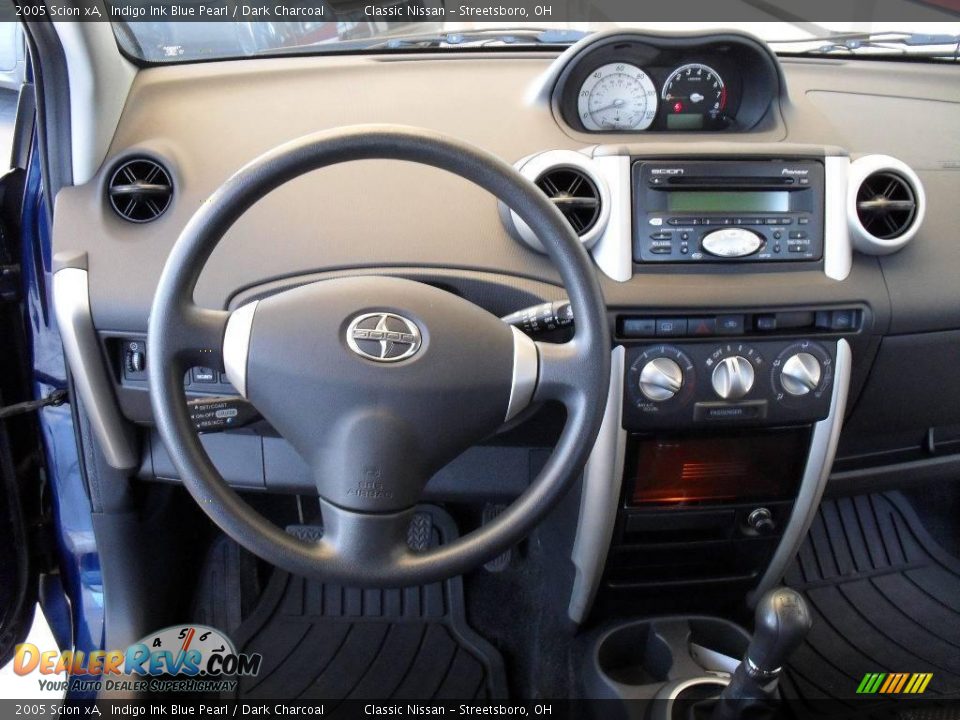 2005 Scion xA Indigo Ink Blue Pearl / Dark Charcoal Photo #20