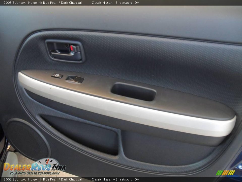 2005 Scion xA Indigo Ink Blue Pearl / Dark Charcoal Photo #24