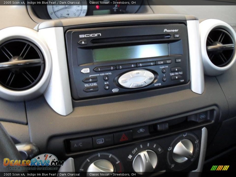 2005 Scion xA Indigo Ink Blue Pearl / Dark Charcoal Photo #28