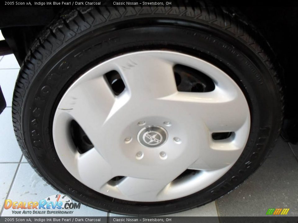 2005 Scion xA Indigo Ink Blue Pearl / Dark Charcoal Photo #34