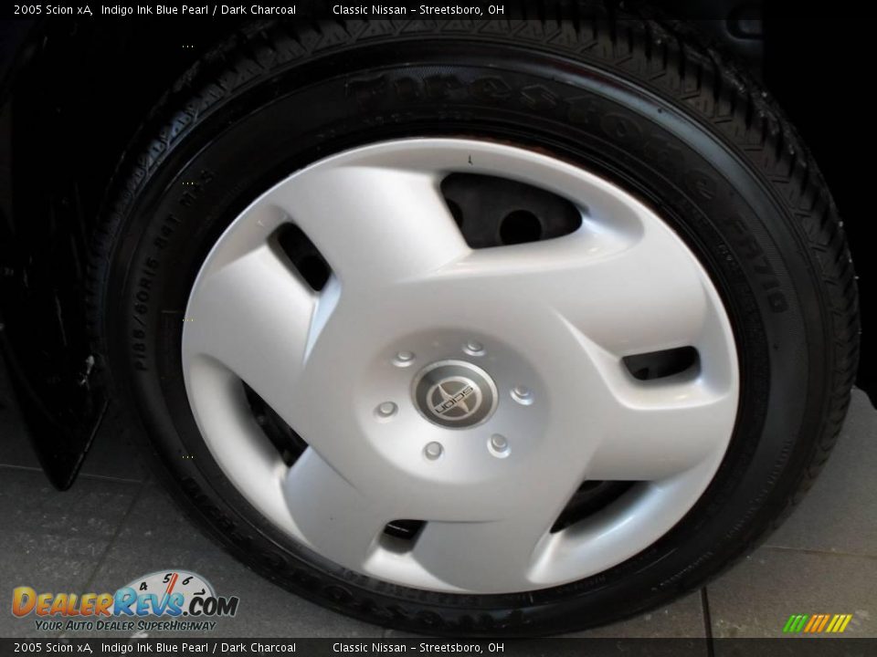 2005 Scion xA Indigo Ink Blue Pearl / Dark Charcoal Photo #35