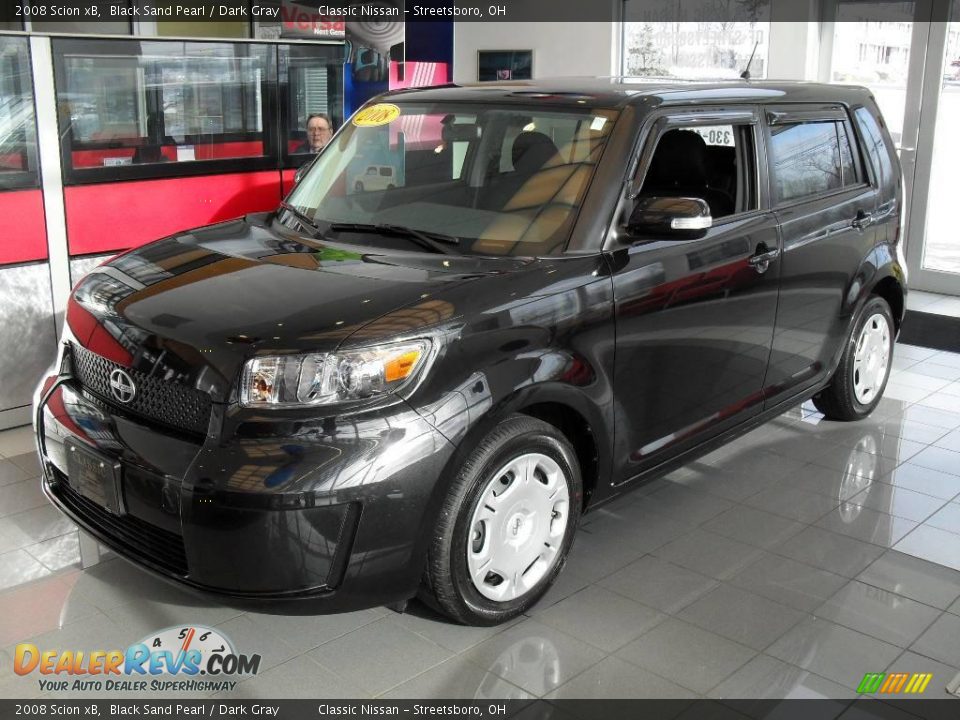 2008 Scion xB Black Sand Pearl / Dark Gray Photo #1