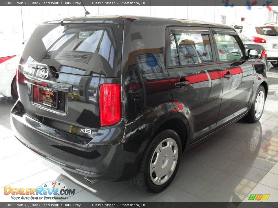 2008 Scion xB Black Sand Pearl / Dark Gray Photo #3