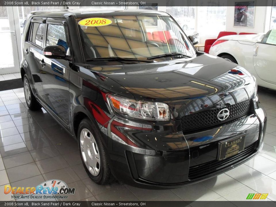 2008 Scion xB Black Sand Pearl / Dark Gray Photo #4