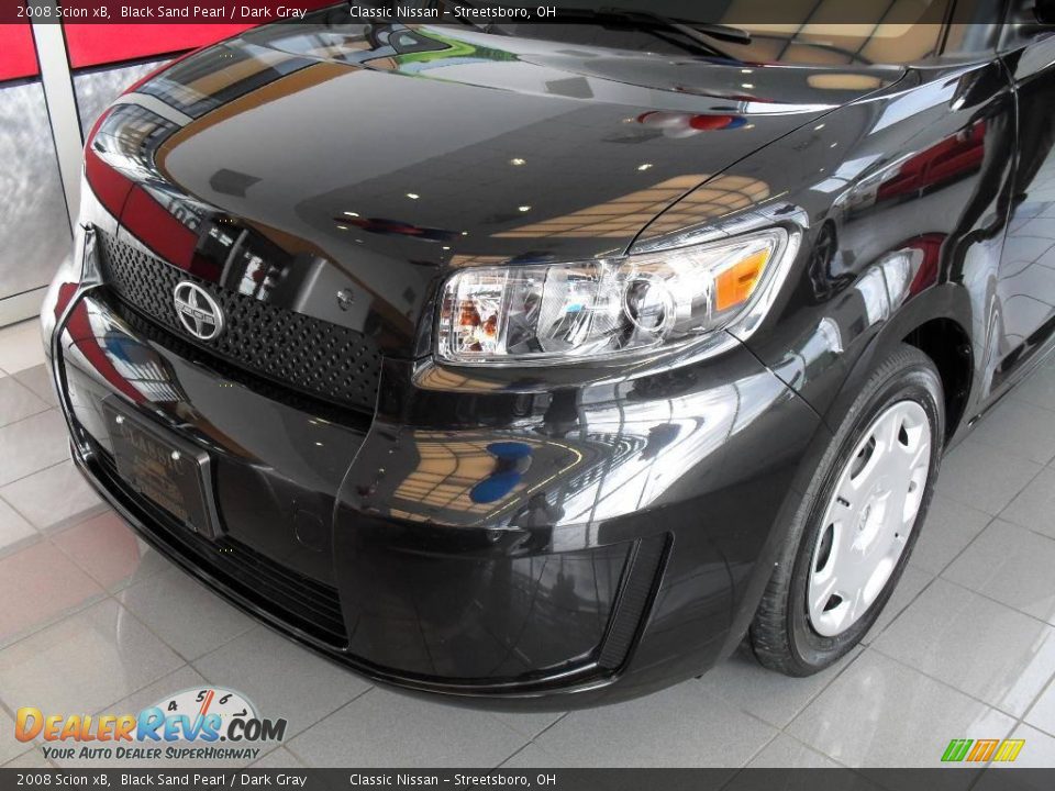 2008 Scion xB Black Sand Pearl / Dark Gray Photo #7