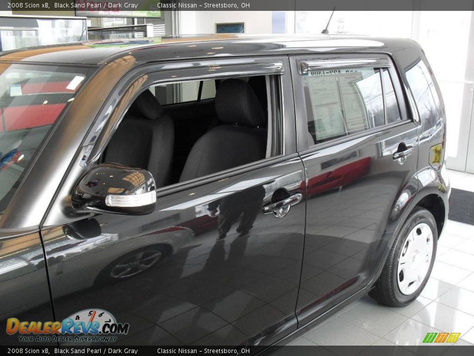 2008 Scion xB Black Sand Pearl / Dark Gray Photo #8