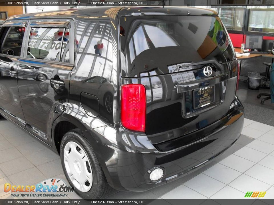 2008 Scion xB Black Sand Pearl / Dark Gray Photo #9