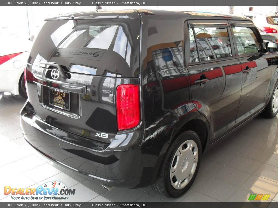 2008 Scion xB Black Sand Pearl / Dark Gray Photo #10