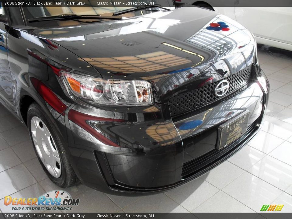 2008 Scion xB Black Sand Pearl / Dark Gray Photo #12