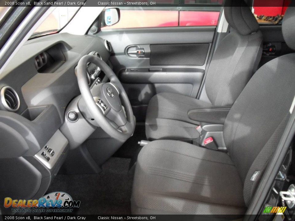 2008 Scion xB Black Sand Pearl / Dark Gray Photo #13