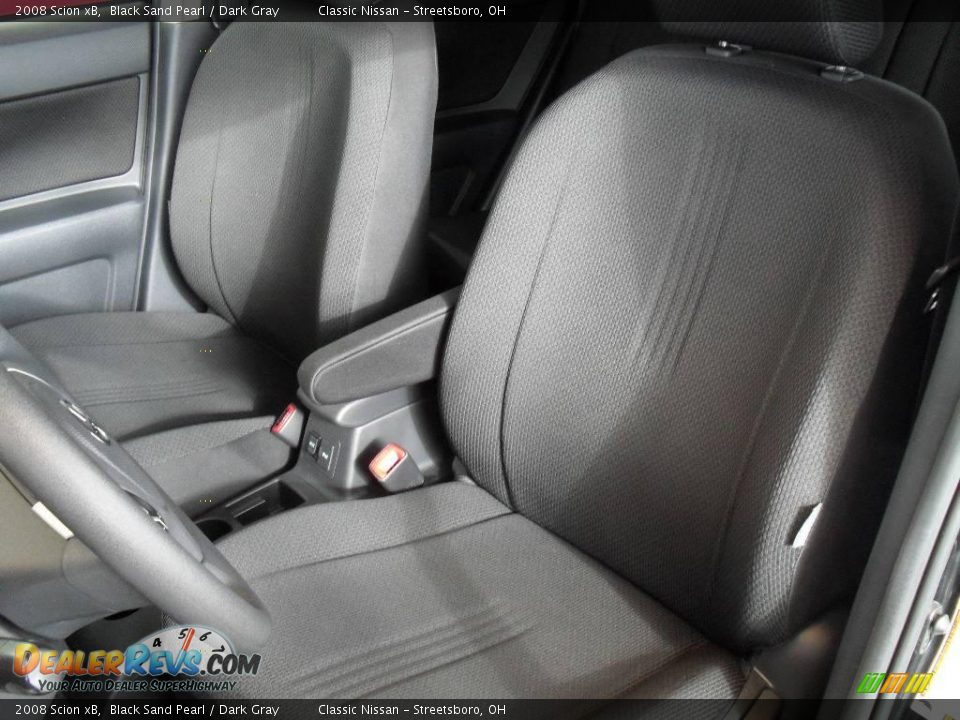 2008 Scion xB Black Sand Pearl / Dark Gray Photo #15