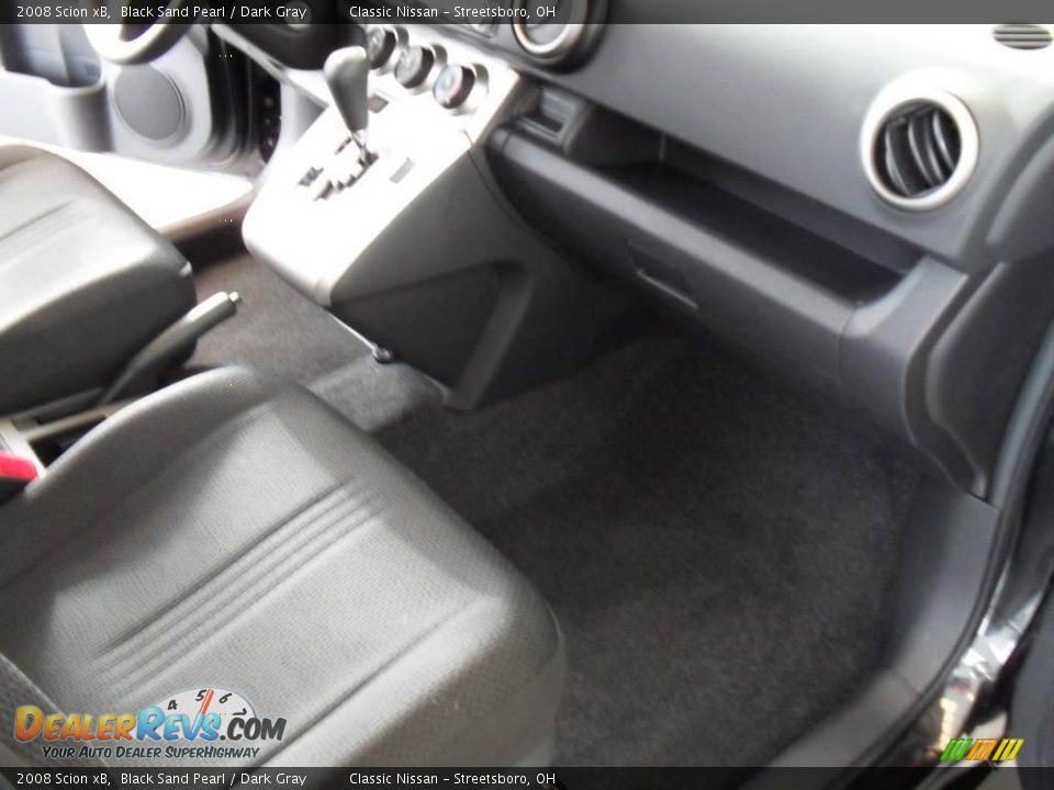 2008 Scion xB Black Sand Pearl / Dark Gray Photo #16