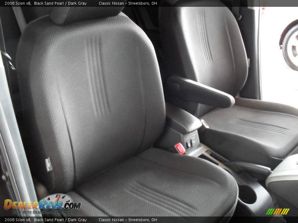 2008 Scion xB Black Sand Pearl / Dark Gray Photo #17
