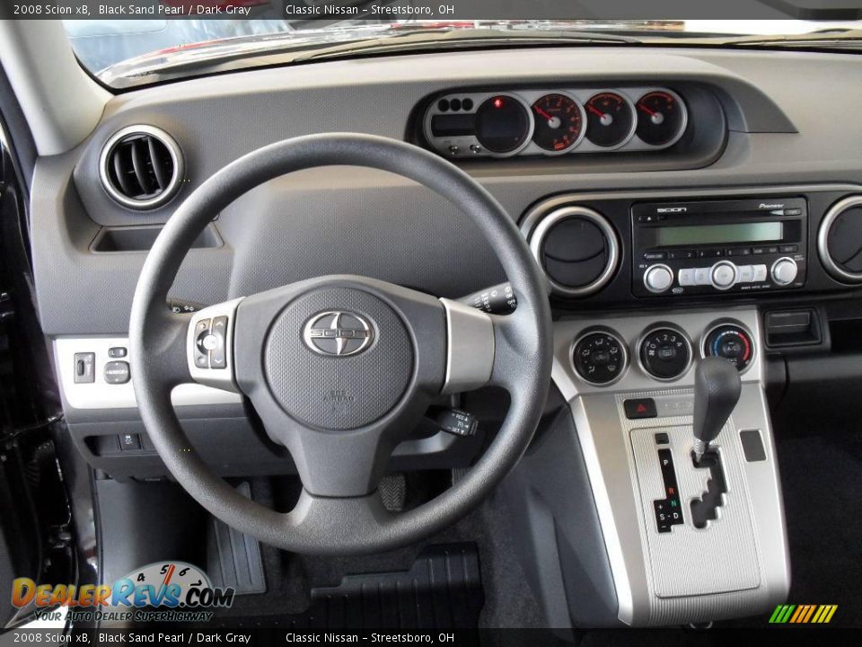2008 Scion xB Black Sand Pearl / Dark Gray Photo #20